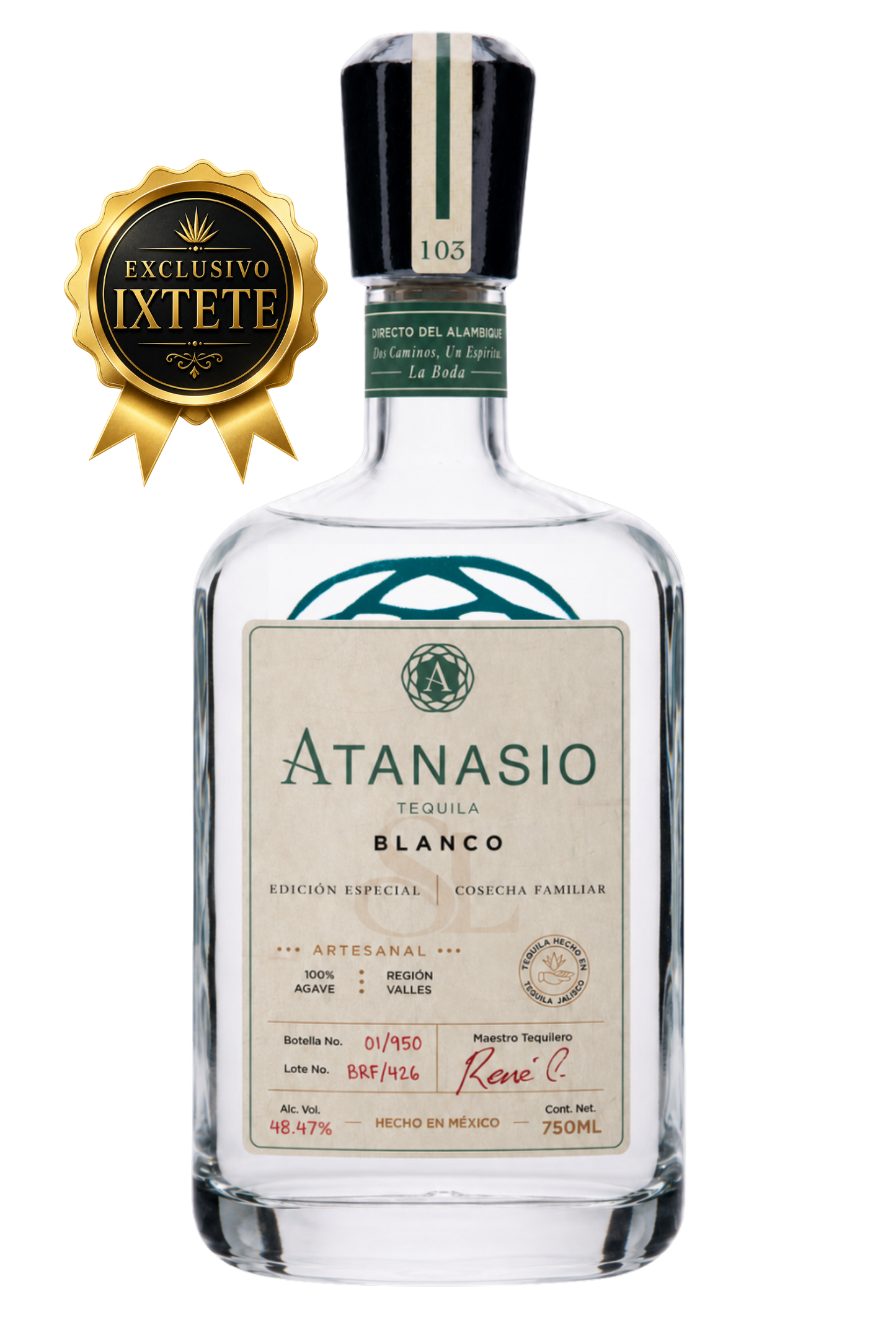 TEQUILA ATANASIO - EDISION ESPECIAL BODA
